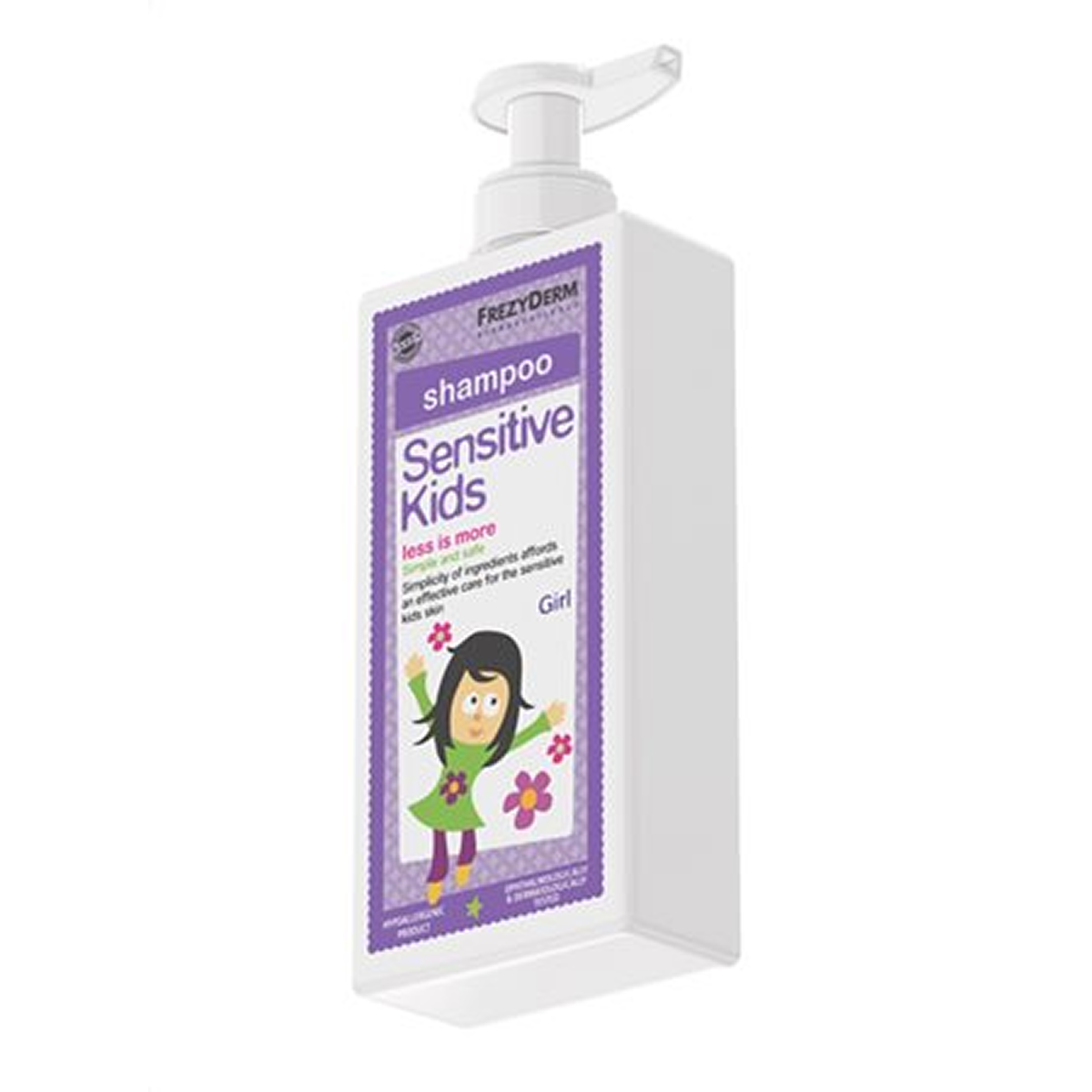 FREZYDERM Sensitive Kids Shampoo Girls 200ml – product view 4