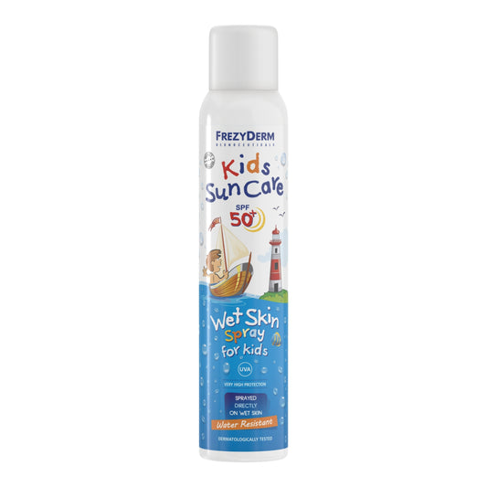 FrezyDerm Sun Care Kids Lotion Wet Skin Spray SPF50+ 200ml