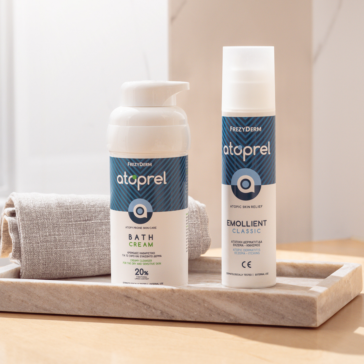 FREZYDERM Atoprel Milky Bath Oil and Emollient Baume
