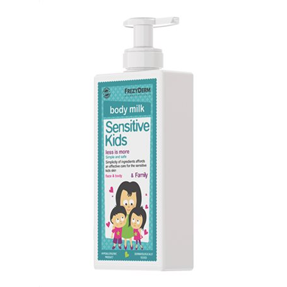FREZYDERM Sensitive Kids Body Milk 200ml – product view 3
